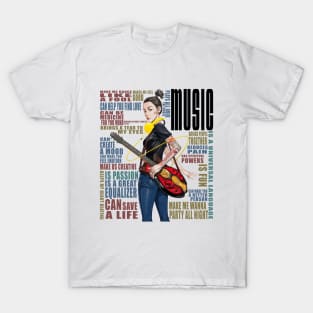 the role of Music T-Shirt